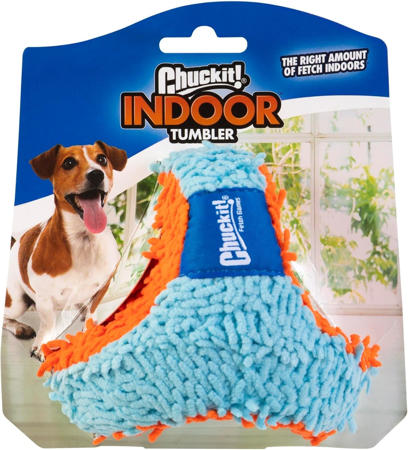 chuckit-indoor-fetch-roller-toy-for-dogs-interactive-dog-toys-for-boredom-orange-and-blue