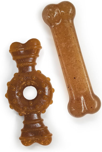 Nylabone Puppy Chew Teething Ring Bone Dog Toy, Chicken Flavor, X-Small | Soothing Teething Toys for Puppies, Puppy Enrichment, & Teething Relief, Freezable for Added Comfort, Dogs up to 15 Lbs14