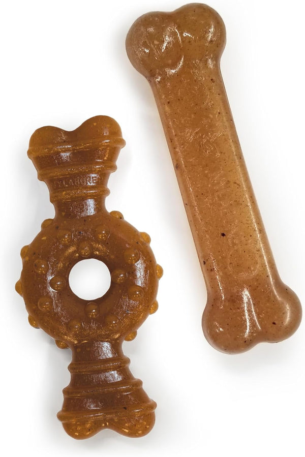 Nylabone Puppy Chew Teething Ring Bone Dog Toy, Chicken Flavor, X-Small | Soothing Teething Toys for Puppies, Puppy Enrichment, & Teething Relief, Freezable for Added Comfort, Dogs up to 15 Lbs14