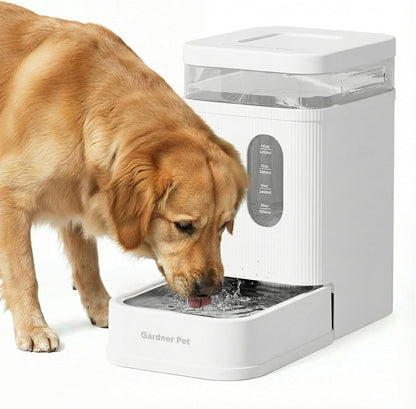 Gardner Pet 2.2 Gallon Automatic Dog Water Bowl Dispenser 8.5L Gravity Water Feeder with Stainless Steel Bowl & Maifan Stone Filter, Bpa-Free for for Cats and Dogs (Black, 2.2 Gallon)17