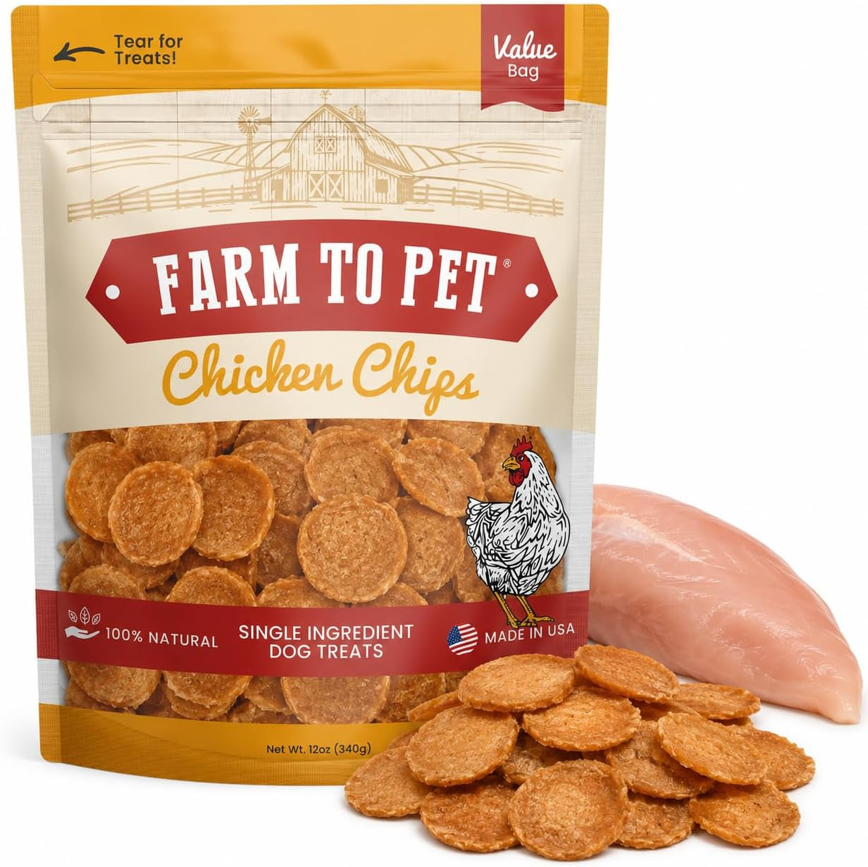 farm-to-pet-dog-training-treats-chicken-chips-single-ingredient-12-oz-lean-all-natural-healthy-dog-treats-for-small-medium-large-breeds-puppies-made-in-usa