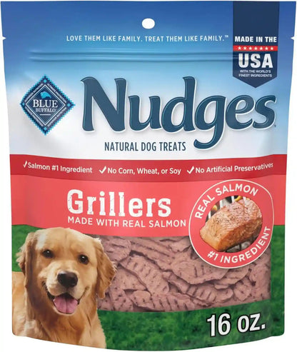 Blue Buffalo Nudges Chicken Grillers Natural Dog Treats, Tender & Meaty Dog Snacks, Easy-To-Tear for Training, Made in the USA with Real Chicken, No Artificial Preservatives, 16 Oz.15