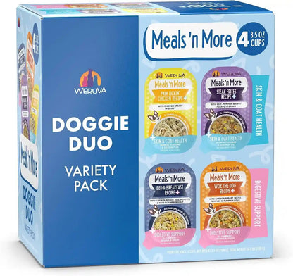 Weruva Meals 'N More Natural Wet Dog Food, Belly Belly Nice! Digestive Support Variety Pack, 3.5Oz Cup (Pack of 10)11