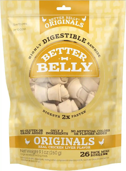 Better Belly Proteins with Real Lamb Twists, Digestible Rawhide for Dogs, 25 Count14