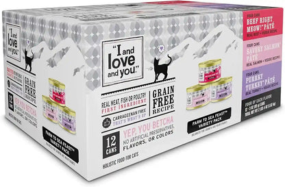 I and LOVE and YOU, Cat Food Variety, 3 Ounce, 12 Pack21