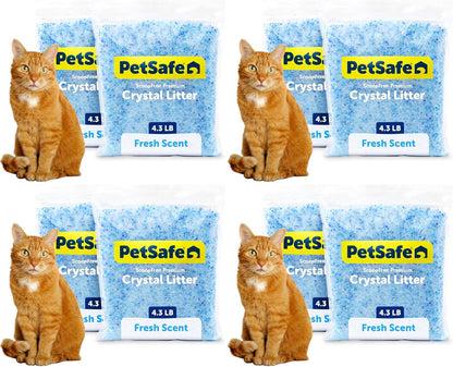 Petsafe Scoopfree Premium Crystal Litter, Fresh Scent, 4.3 Lb Bag, 2 Pack18