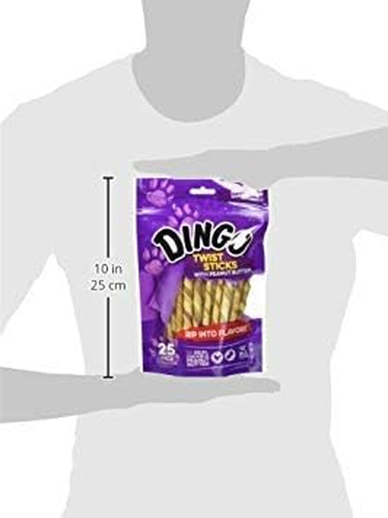 dingo-twist-sticks-rawhide-dog-treat-with-peanut-butter-25-count-long-lasting-rawhide-with-real-chicken-peanut-butter-natural-chewing-action-promotes-clean-teeth-for-adult-dogs