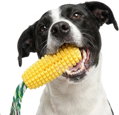 Carllg Dog Chew Toys for Aggressive Chewers, Indestructible Tough Dog Toys | Durable Squeaky Interactive Puppy Teeth Chew Corn Stick Toy for Small Medium Large Breed6