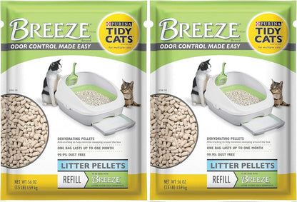 Purina Litter Tidy Cat Breeze Pellets, 3.5 Lb, 2 Packs, Limited Edition1