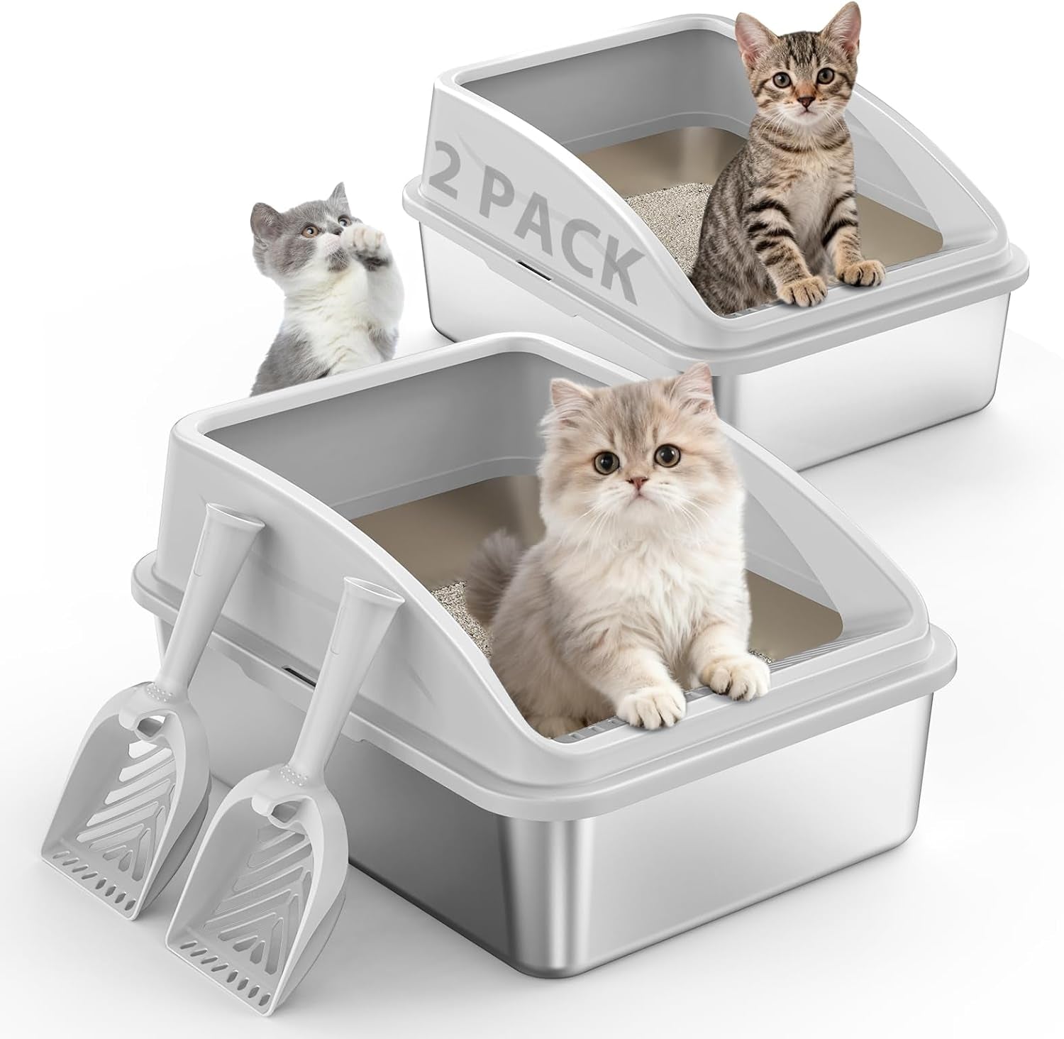 2-pack-stainless-steel-litter-box-xl-enclosed-cat-litter-boxes-with-lid-for-big-cats-and-multi-cats-high-sided-anti-urine-leakage-non-stick-bottom-dark-gray