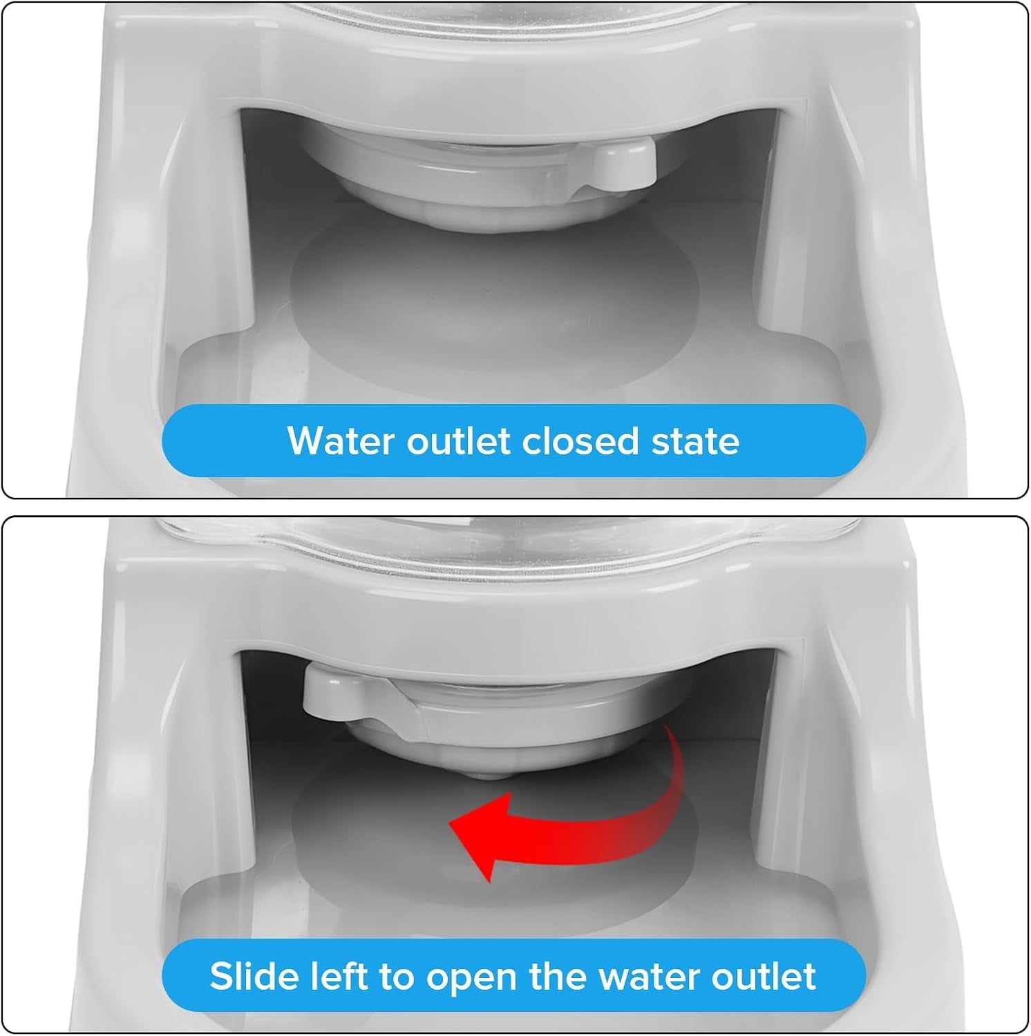 kenond-9-5l-dog-feeder-and-water-bowl-set-for-dog-automatic-food-dispenser-wide-mouth-easy-to-clean-gravity-filled-large-capacity-multi-pet-home
