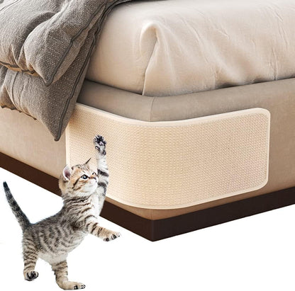HAOZAIKEJI Cat Scratcher Mat, 2PCS Natural Sisal Cat Scratching Pad, Heavy Duty Couch Guard, Protecting Furniture, Easy Installation, Indoor, All Breed Sizes, Durable, Eco Friendly, Non Toxic9