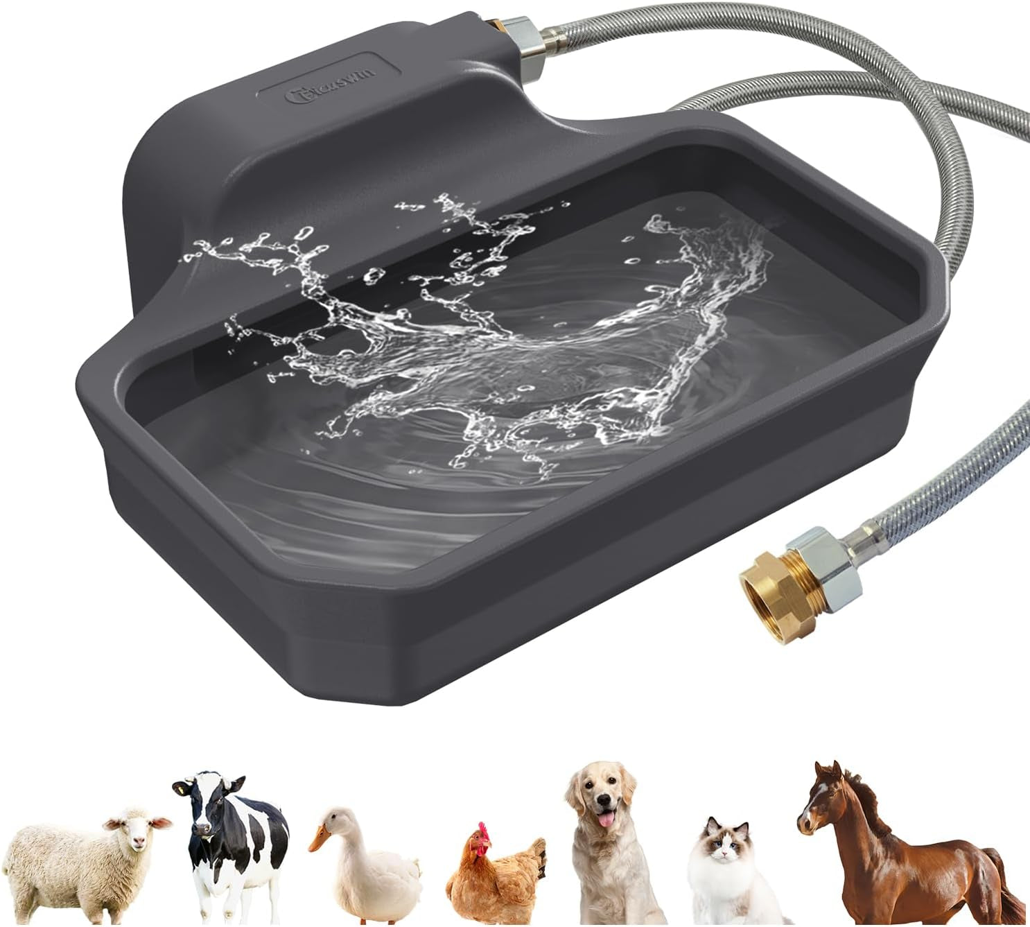 ficuswin-135oz-automatic-water-dispenser-for-large-dogs-patented-outdoor-dog-water-bowl-dispenser-automatic-dog-feeder-fit-3-4-ght-faucet-dog-waterer-include-water-hose-extra-large-drinking-area