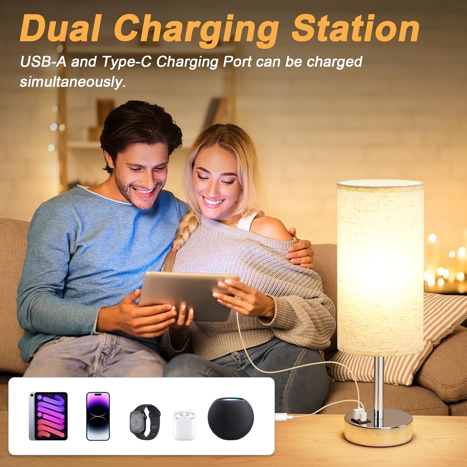 bedside-table-lamp-for-bedroom-touch-desk-lamp-with-usb-a-c-port-usb-a-c-ports-3-way-dimmable-led-bulb-included-white-fabric-shade-silver-metal-base-14-small-night-stand-lamp-for-dorm