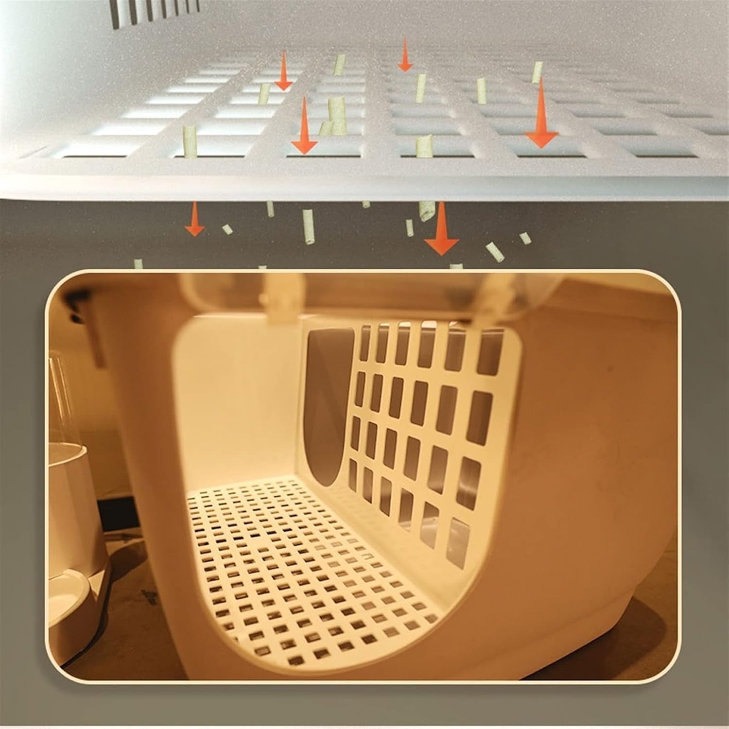 dog-potty-training-toilet-cat-litter-tray-with-corridor-semi-enclosed-box-large-creative-household-outdoor-pet-toilet-supplies-gray