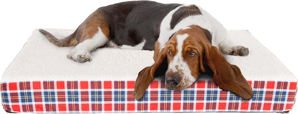 Orthopedic Dog Bed - 2-Layer Memory Foam Crate Mat with Machine Washable Sherpa Cover - 20X15 Pet Bed for Small Dogs up to 20Lbs by PETMAKER (Gray)10