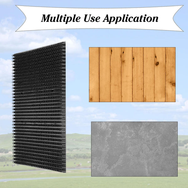 2 Pcs Horse Cattle Scratchers, Horse Scratching Post, Soft Massage Brush Kit for Equine Bovine, Scratching Itch Relief Pad for Farm Animals Goat Sheep Cow Dog5