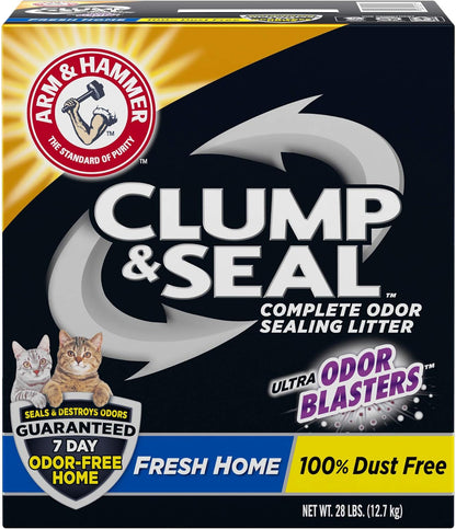 ARM & HAMMER Clump & Seal Cat Litter, Fresh Scent 14Lb17