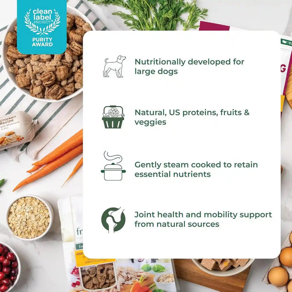 Freshpet Healthy & Natural Large Dogs/Breeds Dog Food, Fresh Multi Protein Recipe, 5Lb6