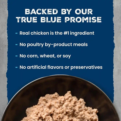 Blue Buffalo Wilderness Adult Cat 7+ Grain Free Chicken Paté Wet Cat Food, Supports Energy for an Active Life, Made with Natural Ingredients, 5.5-Oz. Cans (24 Count)6