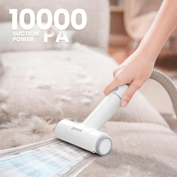 Pecute 7-In-1 Dog Grooming Vacuum & Dryer for Heavy Shedding | 10000Pa Suction, Adj Suction & Temp, Home & Salon Use, 55Db Low Noise, 1.7L Dust Cup, Reduces Flying Hair, Easy Cleanup8