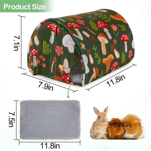 Unicorn Catcher Washable Guinea Pig Tunnel with Curtains for Small Animals | Cozy Small Pet Hideout Featuring Curtains for Privacy Ideal for Hamsters, Chinchillas and Bunnies to Rest and Play6