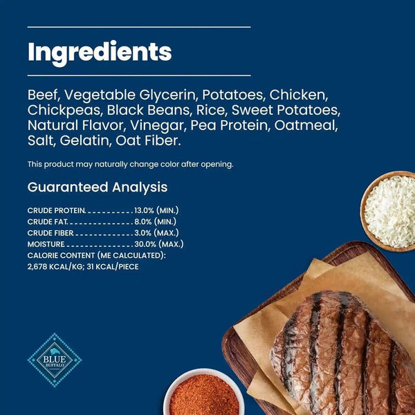 Blue Buffalo Nudges Beef & Rice Homestyle Natural Dog Treats, Meatball-Inspired Recipe, Healthy Reward or Training Treat, Made in the USA with Real Beef, No Artificial Preservatives, 16 Oz.7