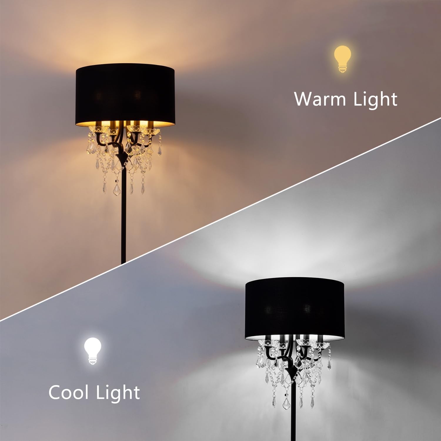 drum-shade-black-crystal-table-lamp-4-light-black-gold-shade-table-lamp-candle-base-table-light-for-living-room-bedroom-reading-room-hallway-corridor