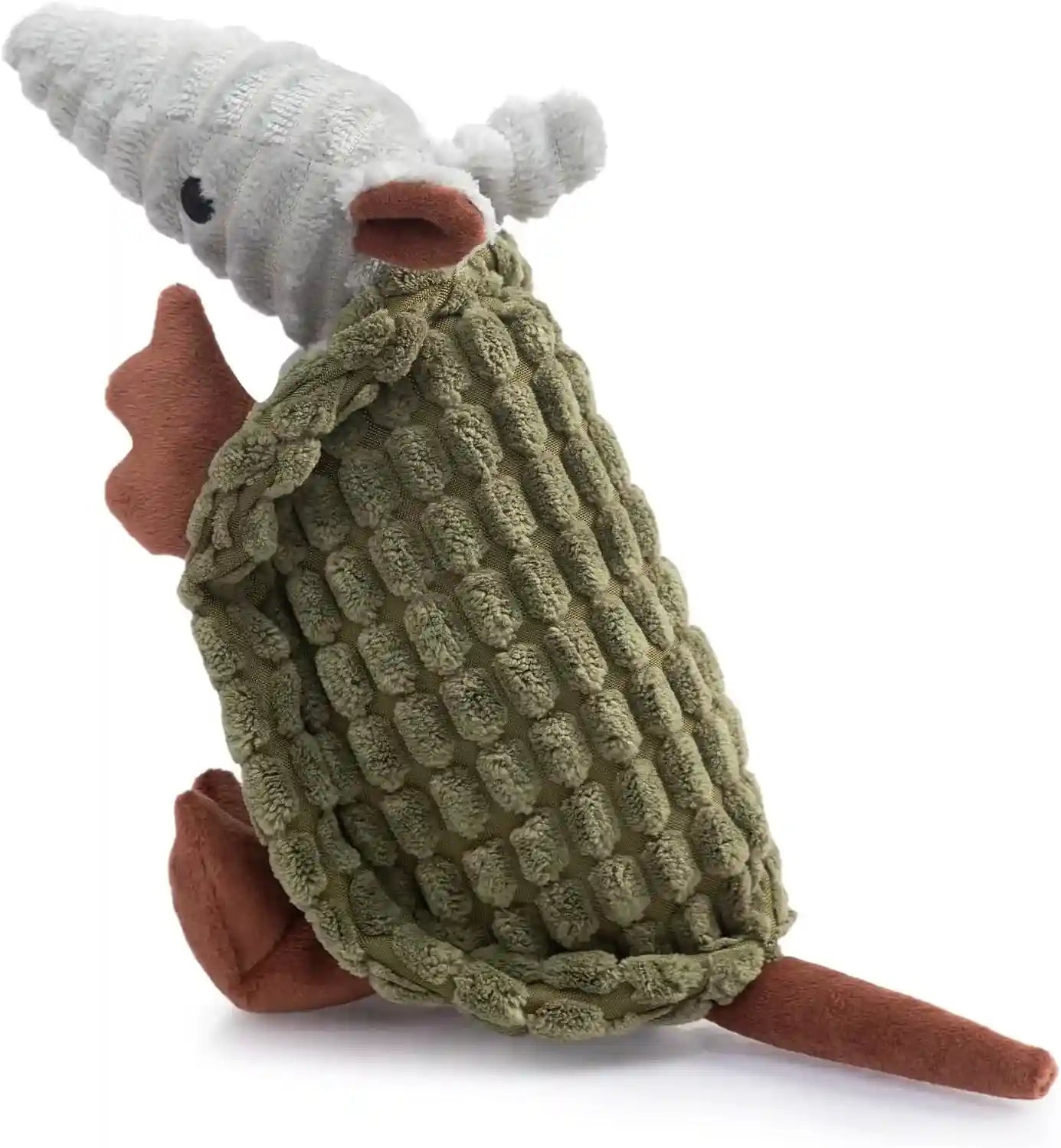 hollypet-plush-dog-squeaky-toy-stuffed-armadillo-animal-pet-puppy-chew-toys-with-clean-teeth-for-small-medium-large-all-breed-sizes-dogs-gray-8-in