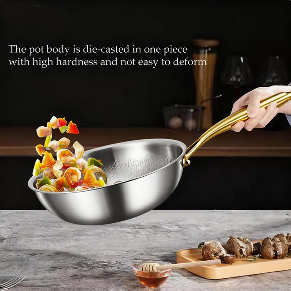 titanium-hammered-wok-no-coating-non-stick-titanium-cookware-durable-scratch-resistant-titanium-frying-pans-even-heating-for-cooking-with-all-cooktops-dishwasher-safe-no-lid-10-23in