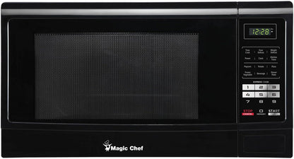 1.6 Cu. Ft. Countertop Microwave in Black | 1.6-Cu. Ft. Countertop Microwave Oven, Black, 1100W, Push-Button Door1