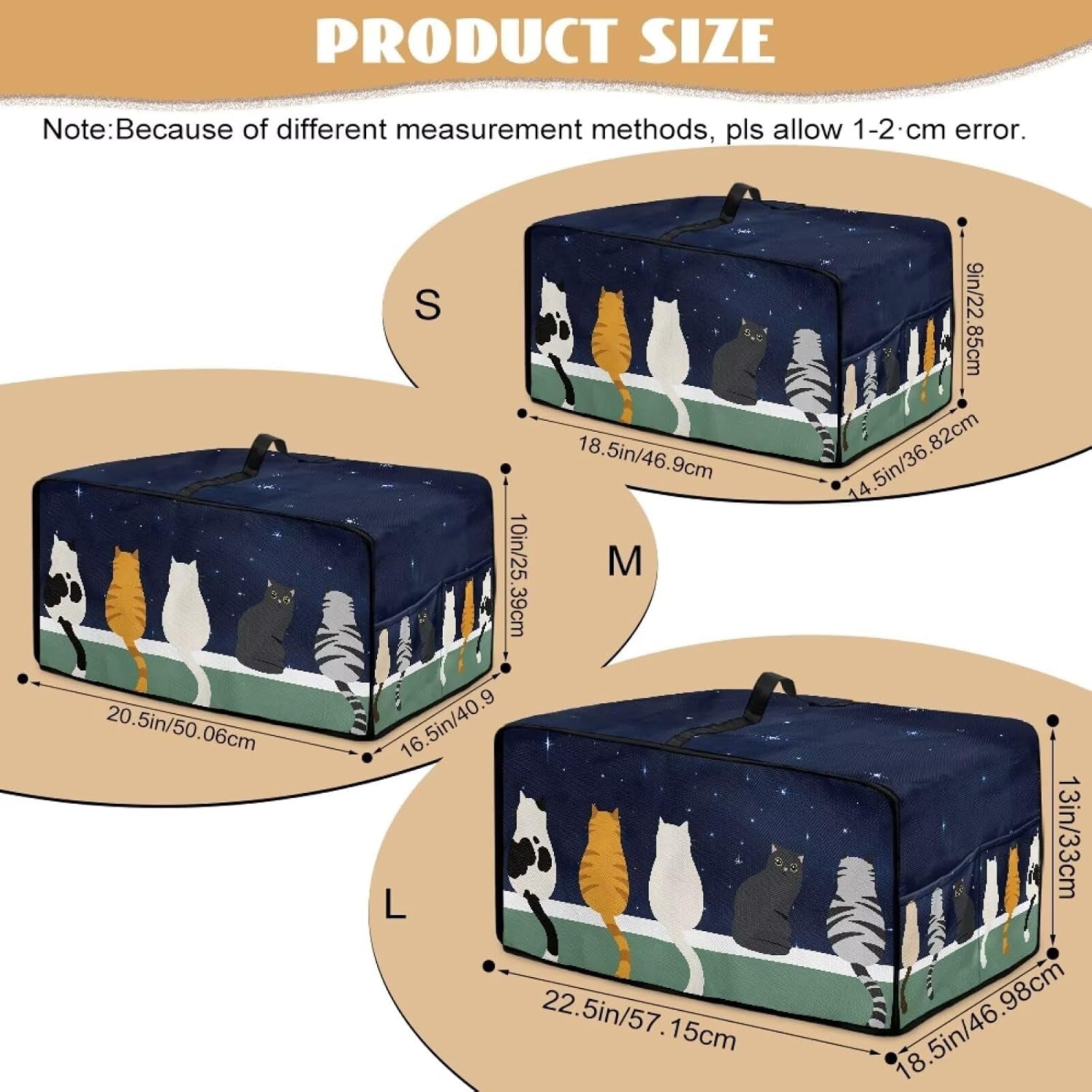 small-appliance-covers-cute-cat-toaster-oven-cover-4-slice-kitchen-appliance-dust-protector-18-5x14-5x-9-compatible-with-toaster-bread-machine