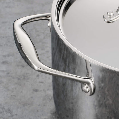 Signature Tri-Ply Clad Stainless Steel 12-Pc Pots and Pans Set | Cookware Kitchen Set, Induction-Ready, Dishwasher-Safe, Nsf-Certified, Made in Brazil6