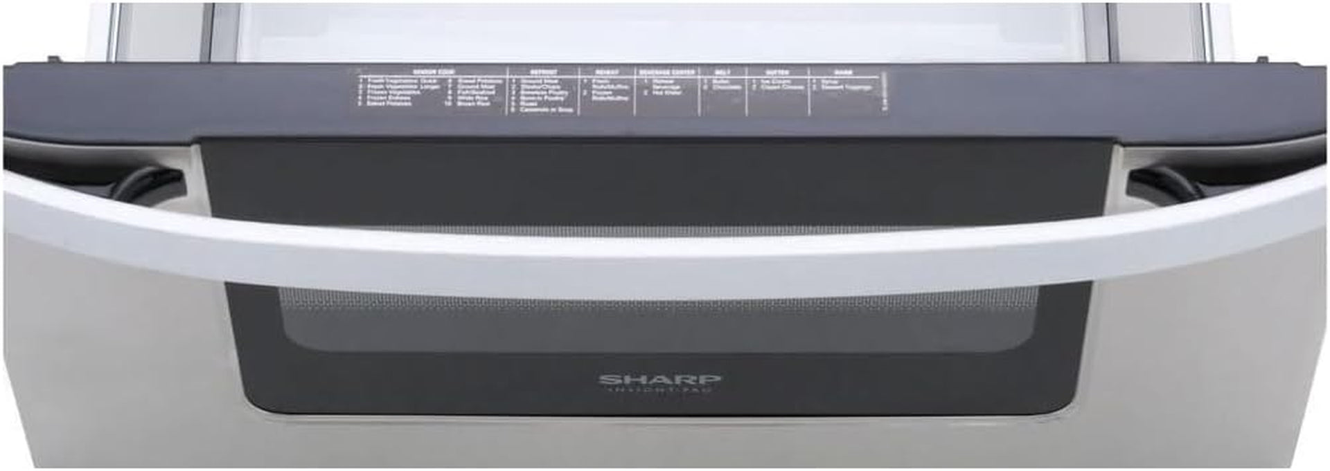 sharp-kb6524psy-24-in-1-2-cu-ft-built-in-microwave-drawer-oven-1-2-cubic-feet-950-watt-angled-touch-control-panel