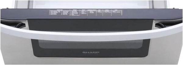 Sharp KB6524PSY 24 In. 1.2 Cu. Ft. Built-In Microwave Drawer Oven | 1.2 Cubic Feet, 950 Watt, Angled Touch Control Panel7
