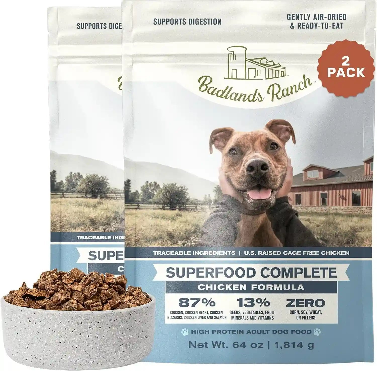 badlands-ranch-by-katherine-heigl-superfood-complete-air-dried-beef-dog-food-high-protein-with-superfoods-for-daily-wellness-consistent-nutrition-24-oz