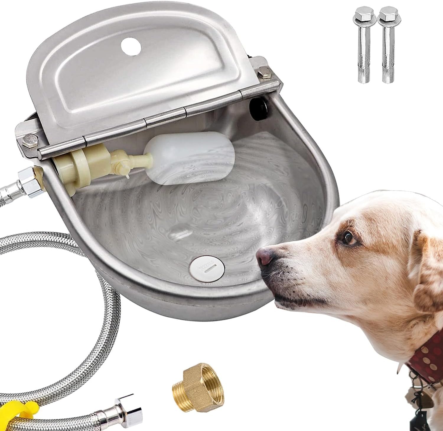 automatic-dog-water-bowl-dispenser-large-size-pet-waterer-feeder-stainless-steel-water-trough-for-poultry-and-small-livestock