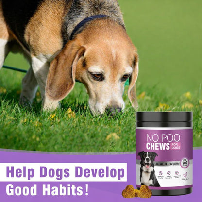 200 Chews No Poo Chews-No Poop Eating Deterrent for Dog-Coprophagia Deterrent for Dogs-Prevent Stop Dogs from Eating Poop Supplement with Digestive Enzymes&Probiotics-Breath Freshener-Chicken7