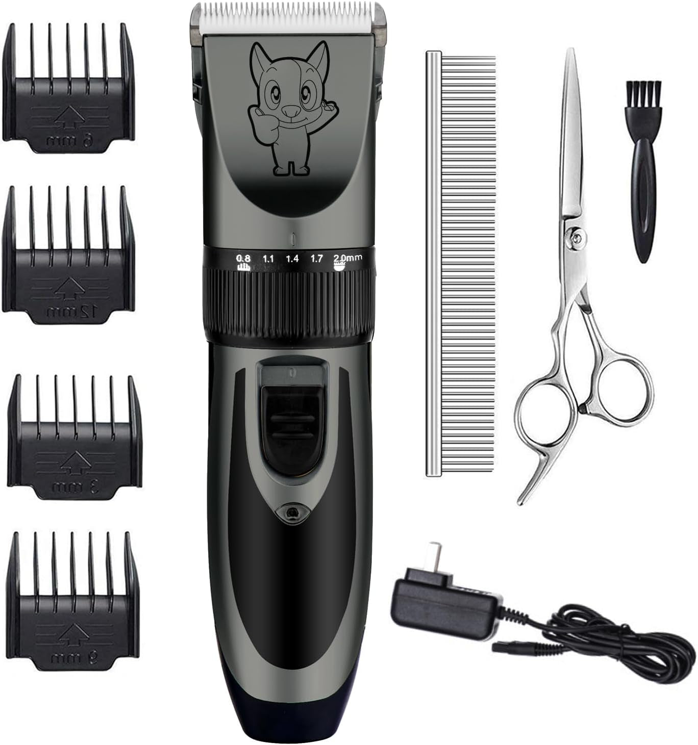 highdas-dog-clippers-for-grooming-low-noise-cordless-electric-dog-grooming-kit-clippers-rechargeable-quiet-dog-shaver-pet-hair-trimmer-kit-for-dogs-cats-gold