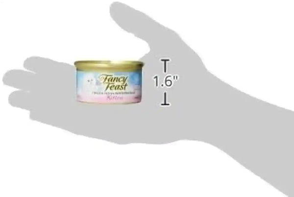 Purina Fancy Feast Tender Ocean Whitefish Feast Wet Kitten Food - (Pack of 24) 3 Oz. Cans3