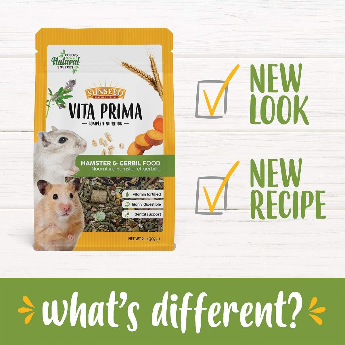 sunseed-vitakraft-vita-prima-hamster-and-gerbil-food-2-lbs-bag-instinctive-foraging-blend-with-ancient-grains-essential-vitamins-and-minerals-no-artificial-colors-flavors-or-preservatives