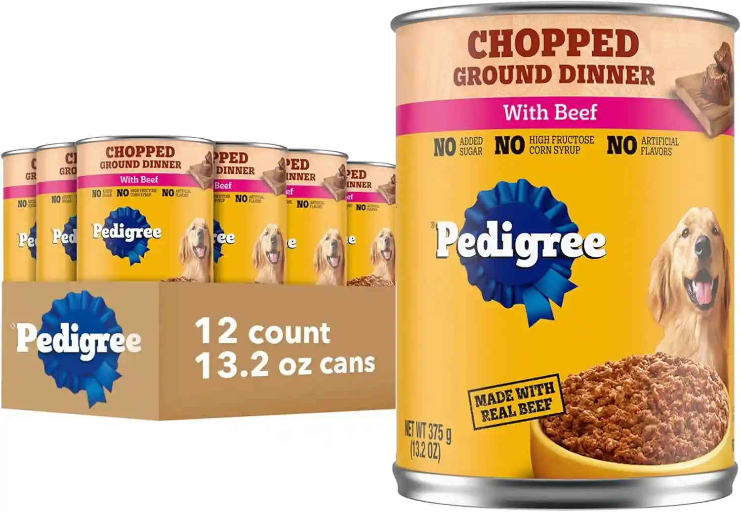 pedigree-chopped-ground-dinner-wet-dog-food-chicken-13-2-oz-12-count-100-complete-balanced-slow-cooked-with-real-chicken-supports-lean-muscles-serve-as-topper-or-complete-meal