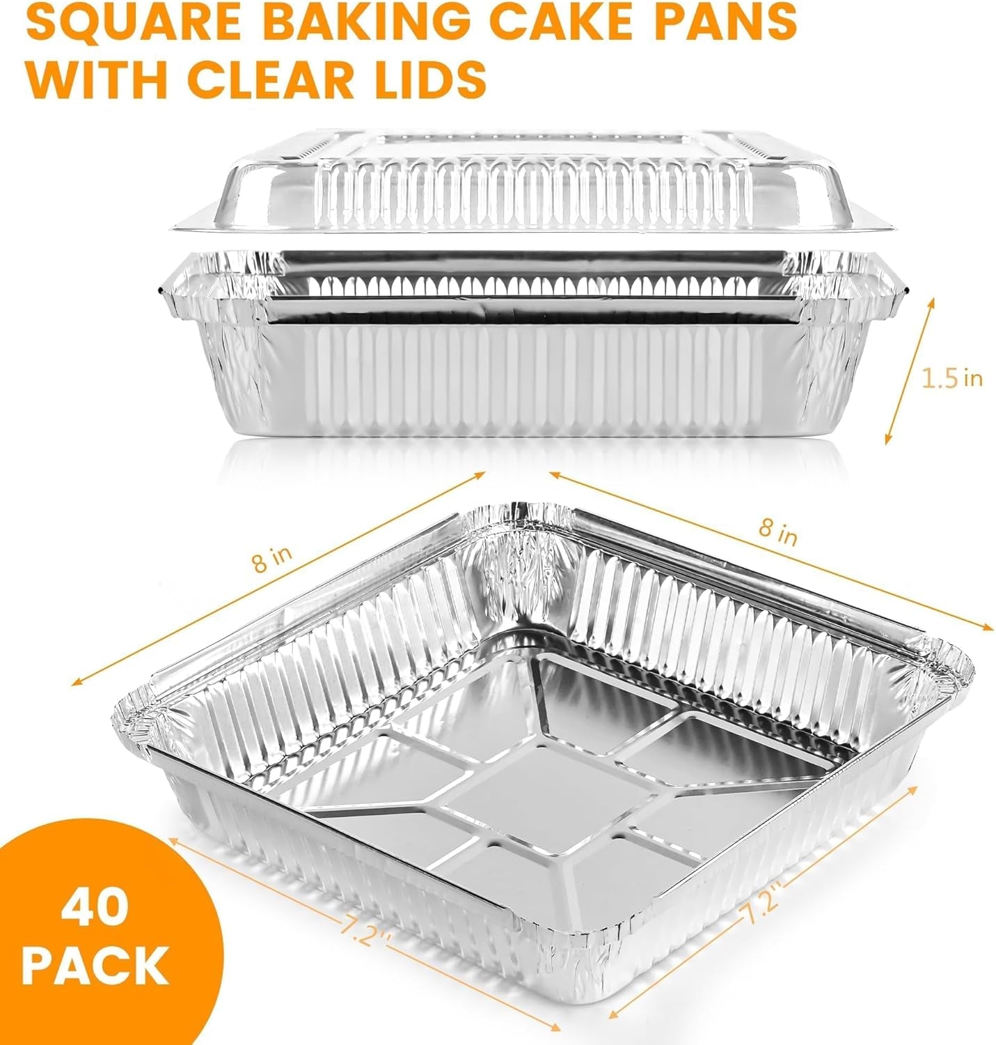 40-pack-8x8-inch-aluminum-pans-with-clear-plastic-lids-square-baking-cake-pans-foil-pans-with-lids-disposable-food-containers-great-for-cooking-heating-storing-prepping-food