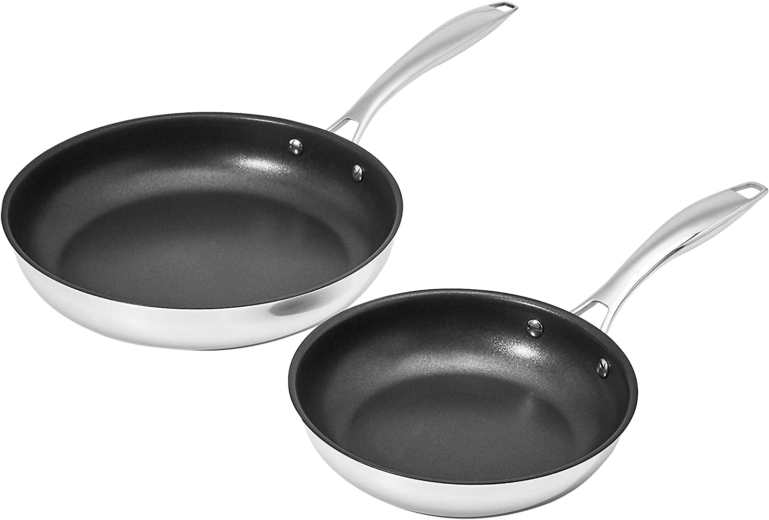 2-piece-non-stick-stainless-steel-fry-pan-set-oven-safe-induction-compatible-stay-cool-handles-10-inch-and-8-inch