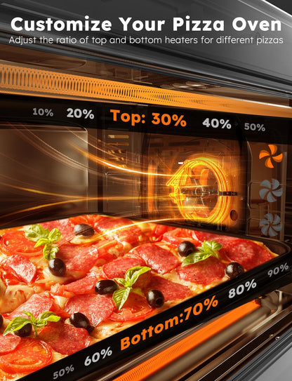 Bravo XL Pro Air Fryer Toaster Oven W/Grill Combo, 2026 New System | Ultra-Fast Convection, 35% Crispier, 2X More Even, 142 Presets, 50-500F, Smarter Probe, PFAS Free, 30QT, Stainless Steel6