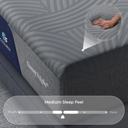 Coolnest 14 Inch King Size Mattress,Cooling Memory Foam Mattress | Cool Night Sleep, 5-Zone Ergo Support for Pressure Relief, Enhanced Breathability, Medium Feel, Certipur-Us Certified7