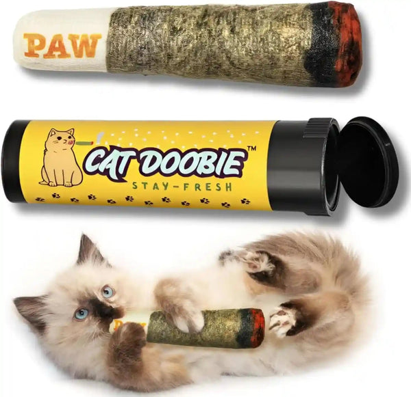 Nestpark Cat Doobie Catnip Cat Toy - Crinkle Kitten Kicker with Extra Strong Catnip - Funny Interactive Cat Toy Indoor Cat Gifts1