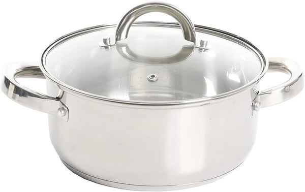 Oster Dutch Oven with Steamer Basket 3-Quart - Sangerfield Stainless Steel, Stovetop Steamer for Vegetables, Rice & Tamales, Dishwasher Safe4
