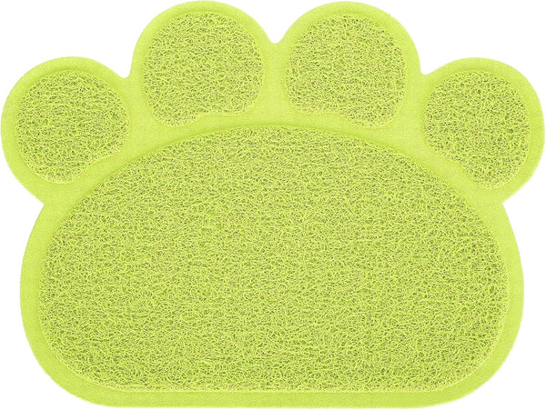 Cat Litter Tray, PVC Dog Mat Antislip Shape Pet Puppy Non Slip Box Liners Feeding Bowl Placemat Supplies for Cats and Dogs (Claw Shape)6