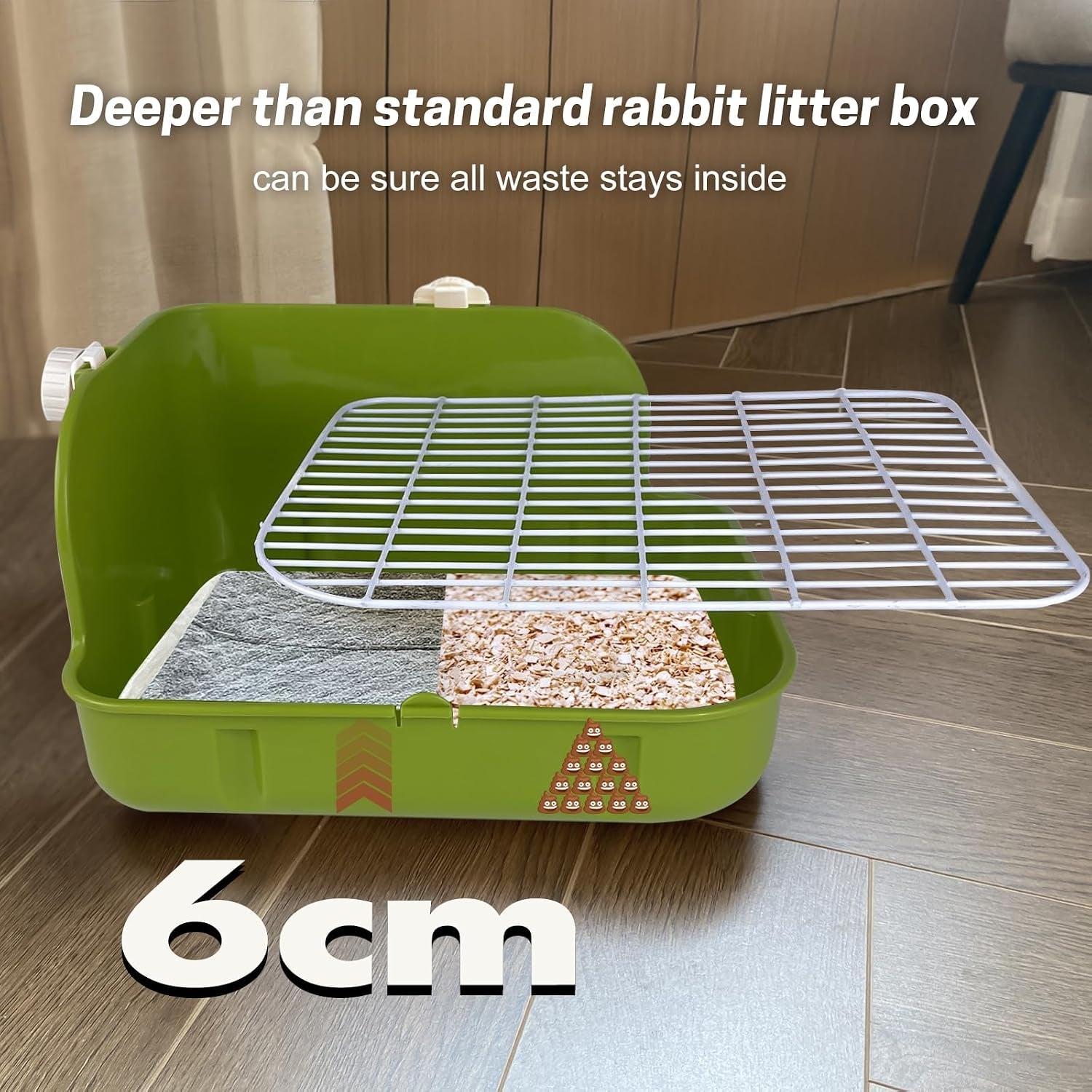 rabbit-litter-box-bunny-litter-box-guinea-pig-potty-trained-square-small-animal-toilet-potty-pan-for-rabbit-guinea-pig-ferret-hamster-chinchilla-grass-green